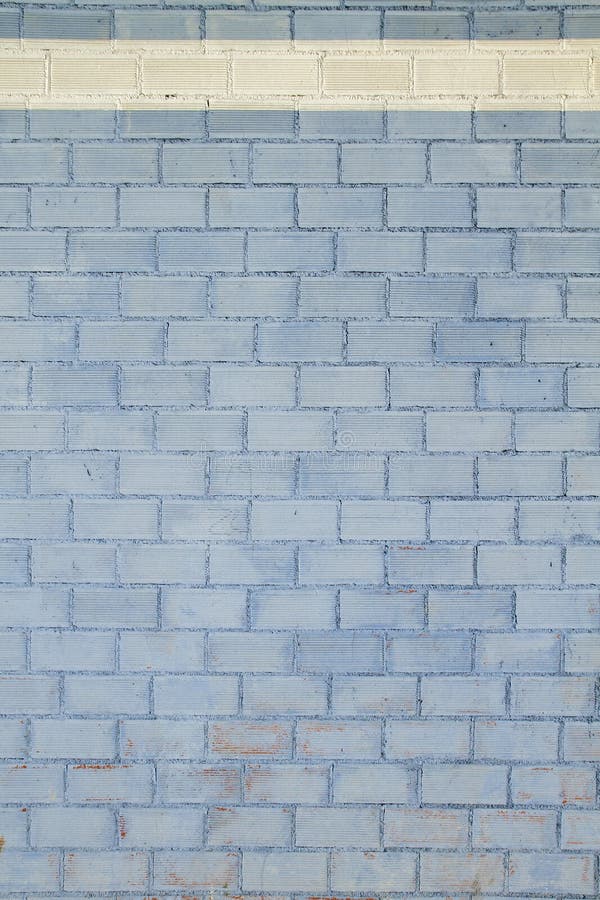 Blue painted brick wall stock illustration. Illustration of brick 238331407