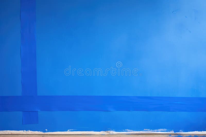 Blue Painters Tape on White Stock Image - Image of painters, tape: 62519045