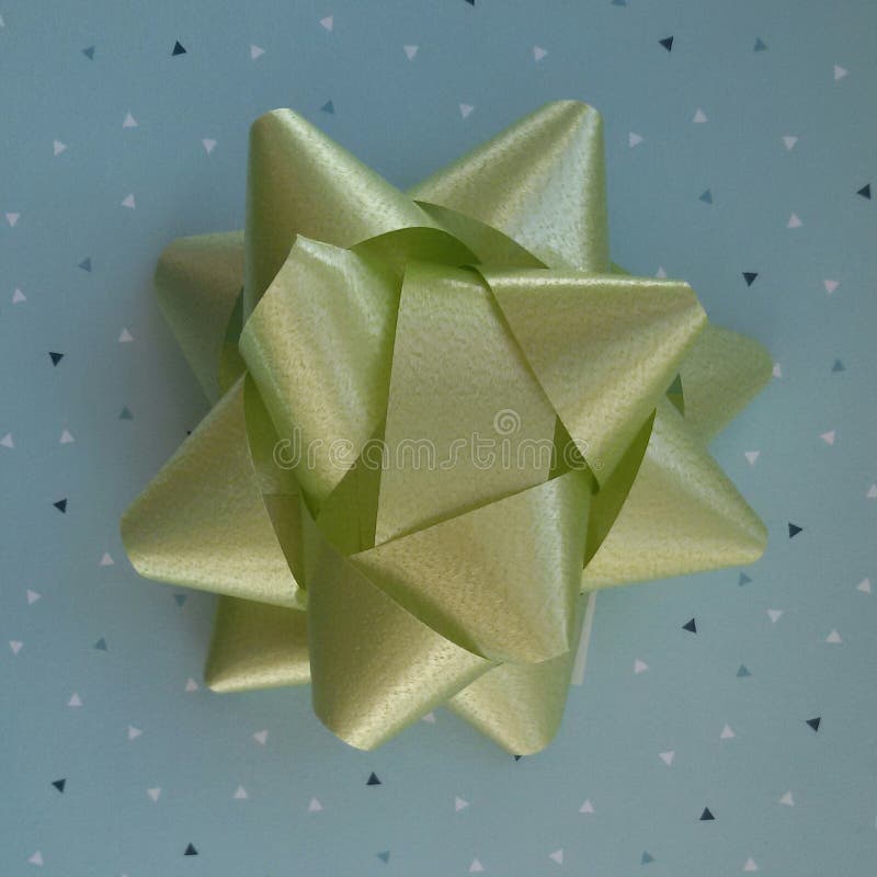 Gift Wrapping Idea. Paper and Bow. Black and White Stripes Paper Design