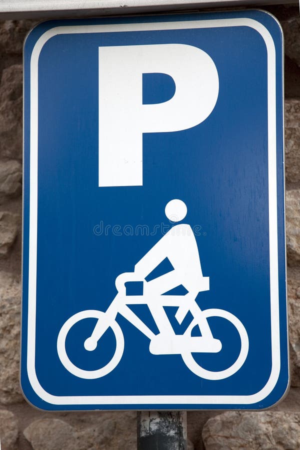 Blue Parking Sign stock photo. Image of notice, sign, public 733070
