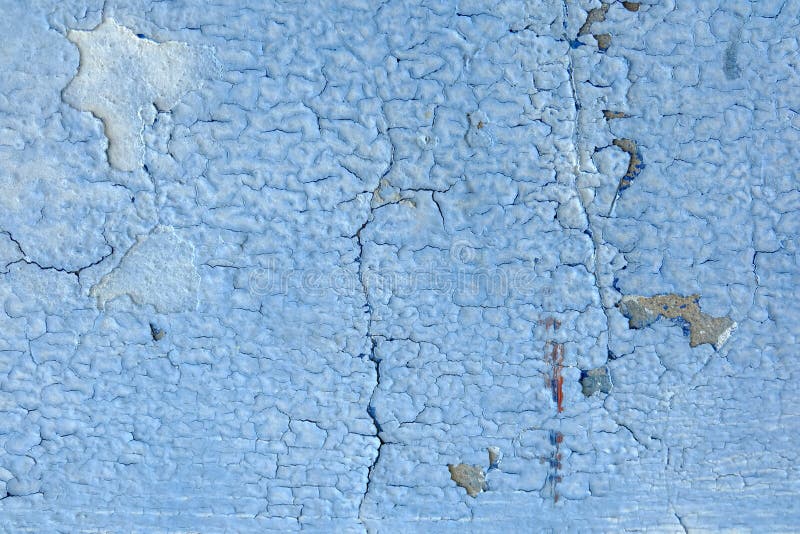 Blue Peeling Paint on Cement Wall. Stock Image Image of abstract