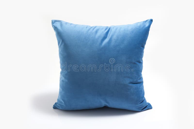Blue pillows and grey pillows stock photography Blue pillows and grey pillows stock photography