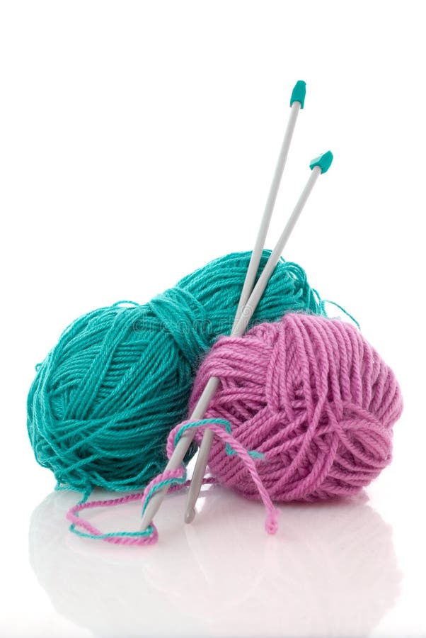 Knitting Needles and Yarn stock image. Image of colours - 2886823