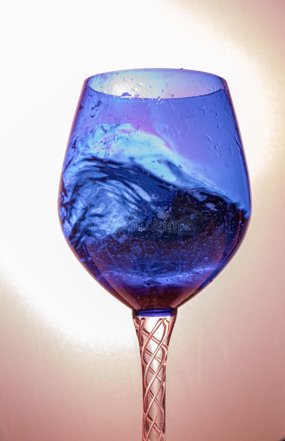 Blue Pink Round Martini Glass Stock Photos Free & RoyaltyFree Stock
