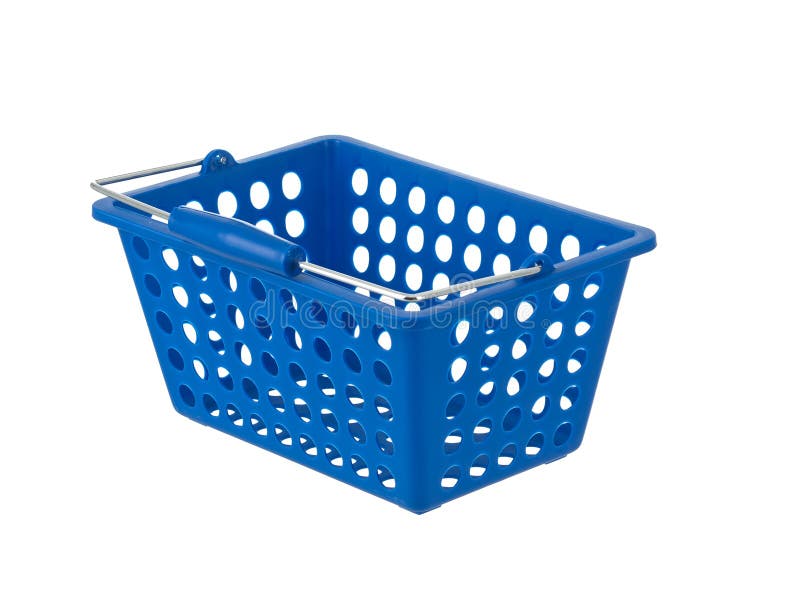 Large Rectangular Slotted Plastic Storage Baskets