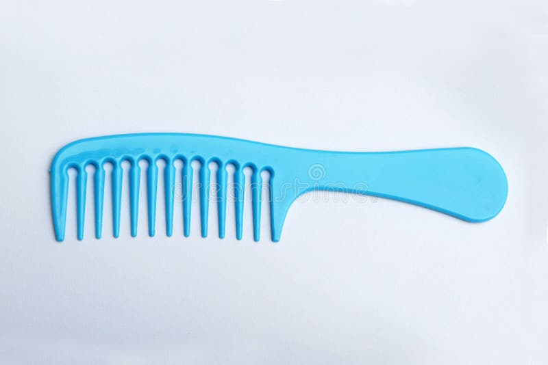7. Burgundy and Light Blue Hair Comb - wide 7