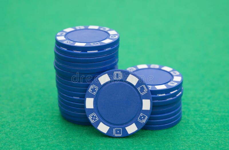 Blue poker chips stock image. Image of photographs, luck 17111925