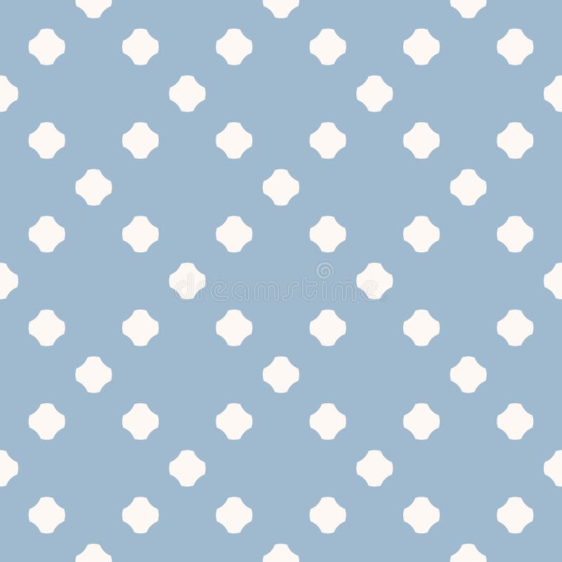 Blue polka dot seamless pattern. Simple vector abstract texture with dots in square grid. vector illustration Blue polka dot seamless pattern. Simple vector abstract texture with dots in square grid. vector illustration