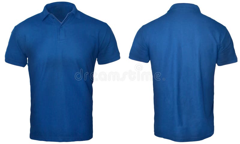 Download Blue Polo Shirt Mock up stock image. Image of cyan, short ...