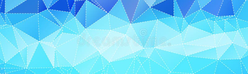 Blue Polygonal Banner Background Stock Vector - Illustration of banner,  glass: 175685718