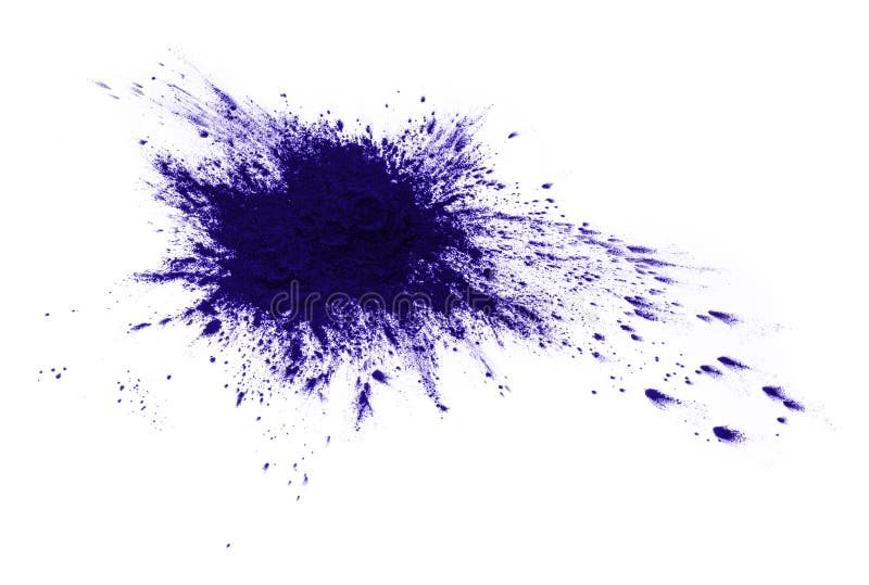 Blue Ink Stain On A Sheet Of White Paper, Macro Stock Image Image of pattern, grunge 80357027