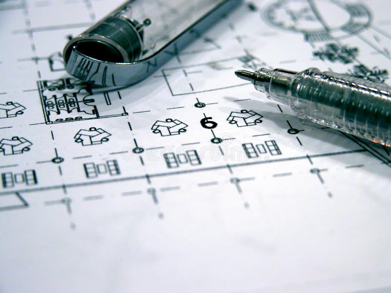 Blue prints stock photo. Image of graphical, media, travel 642