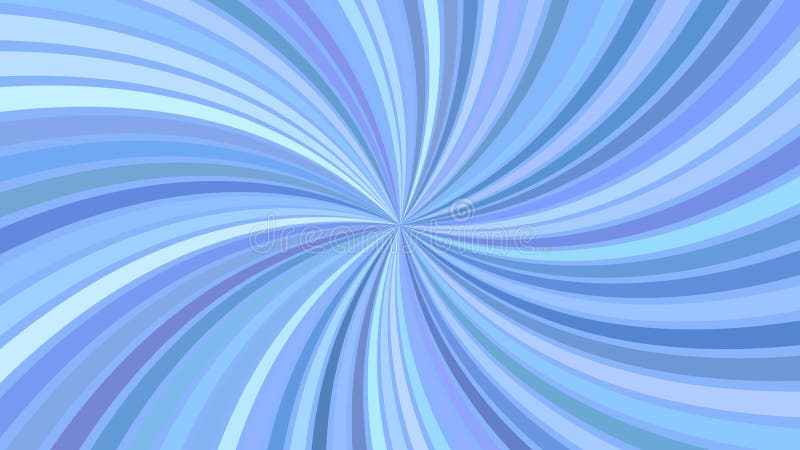 Blue Psychedelic Geometrcial Spiral Stripe Background Stock Vector ...