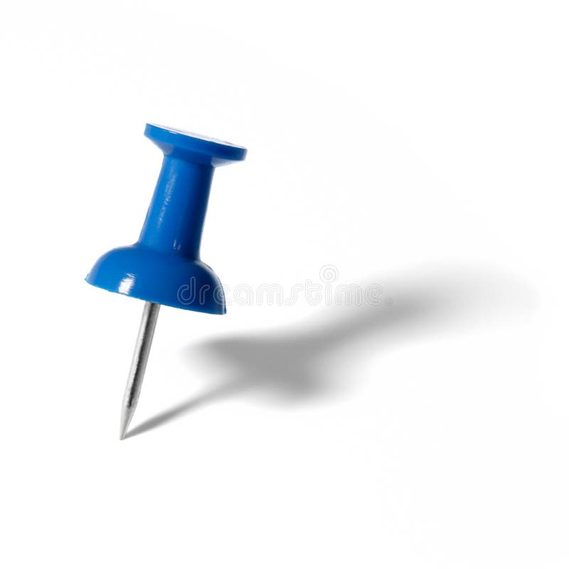 Blue push pin stock images Blue push pin stock images
