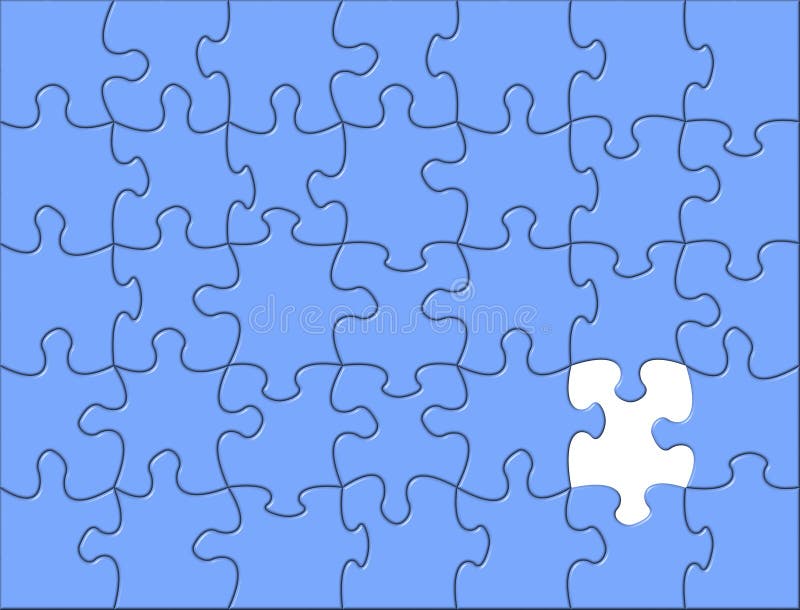 Blue Puzzle background