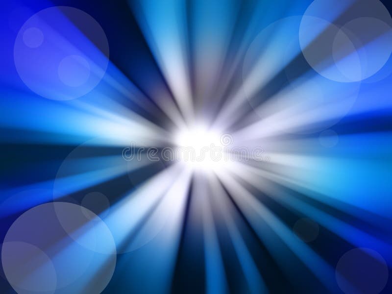 Blue Radial Abstract Background Stock Illustration Illustration of