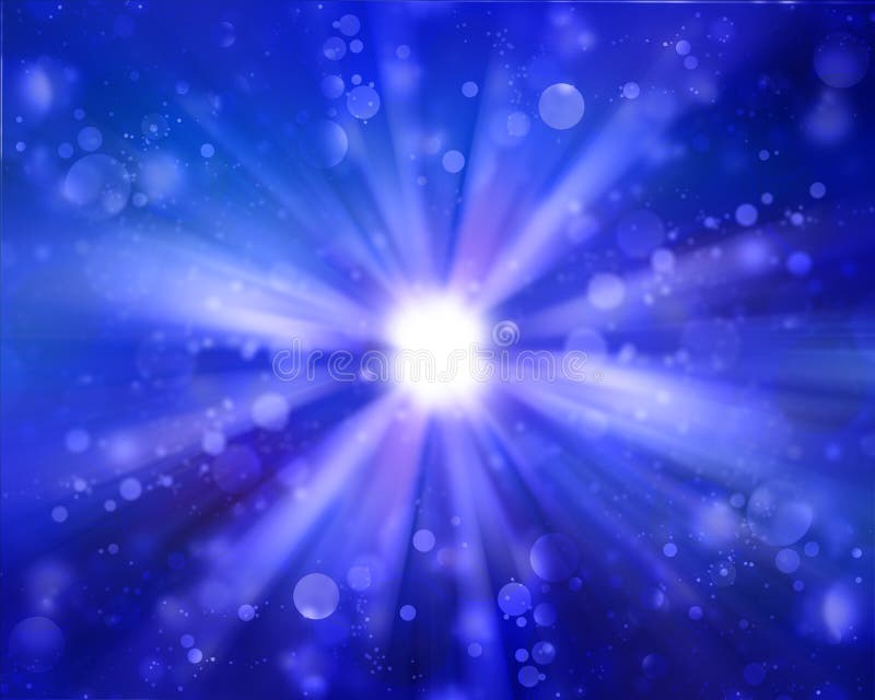 Blue Radial Abstract Background Stock Illustration Illustration of