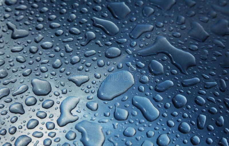 Blue raindrop background stock image. Image of liquid 46158441