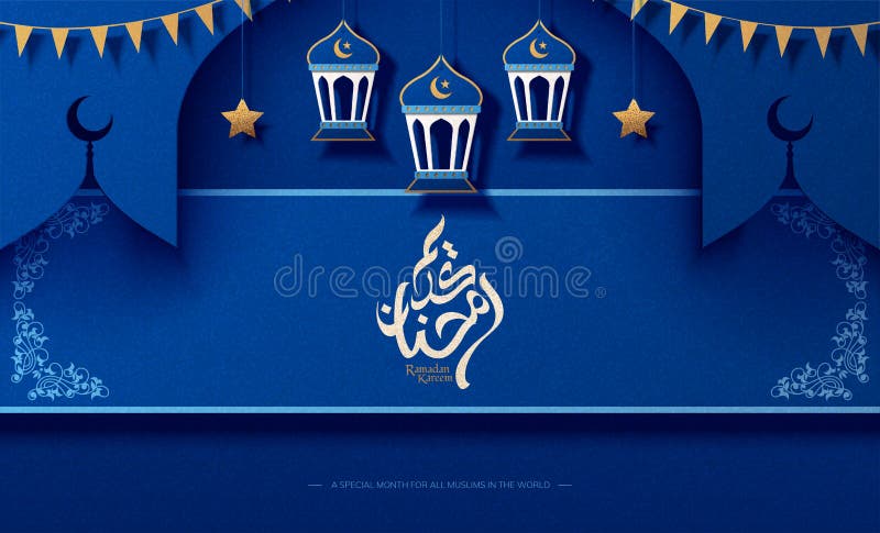 Thiết kế vector màu xanh Ramadan Kareem đầy tươi sáng và huyền ảo sẽ khiến bạn liên tưởng đến những cảm xúc tràn đầy niềm hạnh phúc và tình yêu thương trong mùa lễ hội Ramadan. Hãy để bức hình này truyền cảm hứng đến bạn!