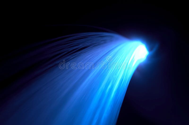 Blue rays explosion