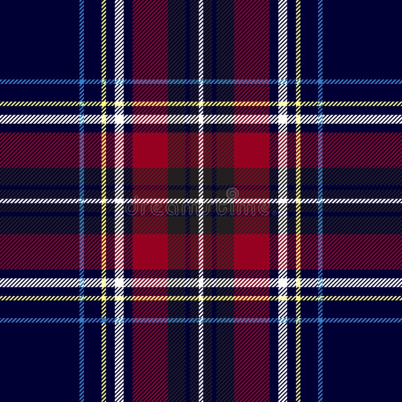 Blue red check plaid texture seamless pattern vector illustration Blue red check plaid texture seamless pattern vector illustration