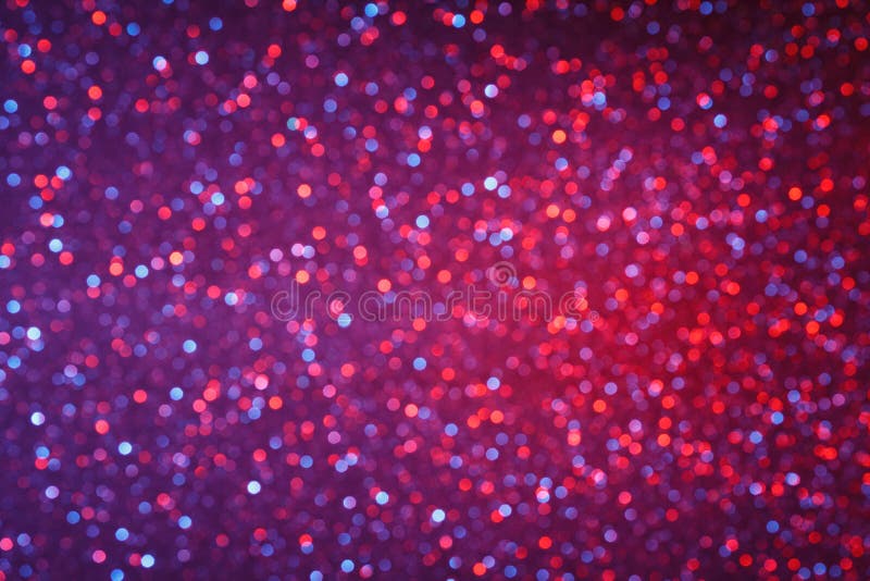 Blue and red lights bokeh