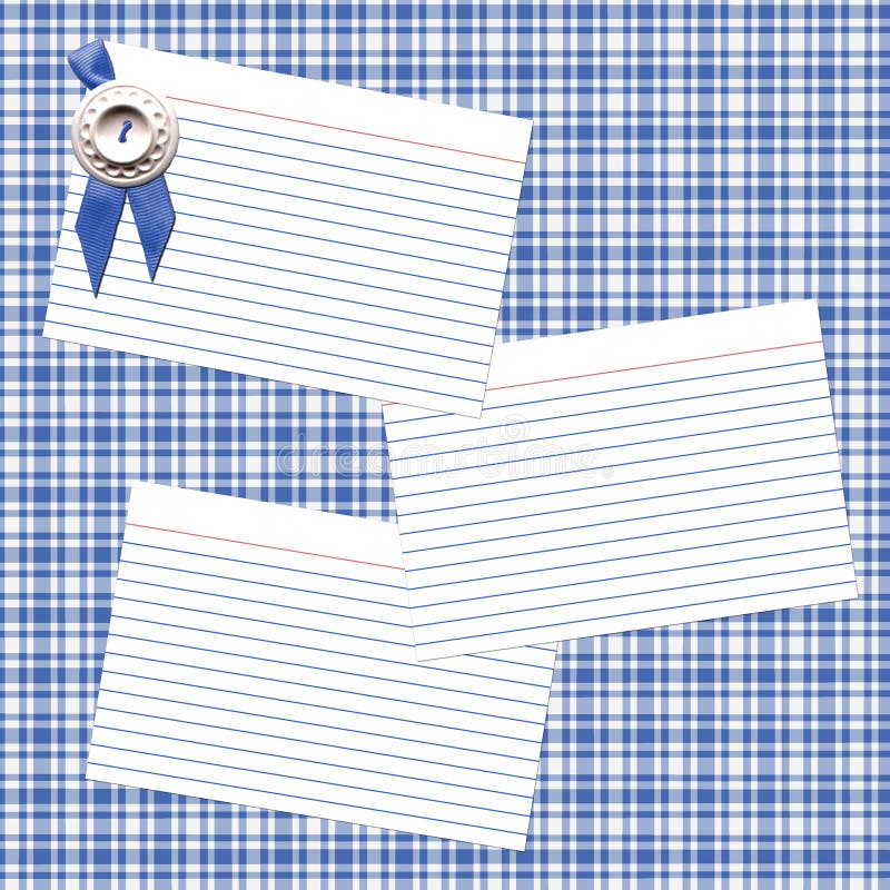 Blue Ribbon Recipe vector illustration Blue Ribbon Recipe vector illustration