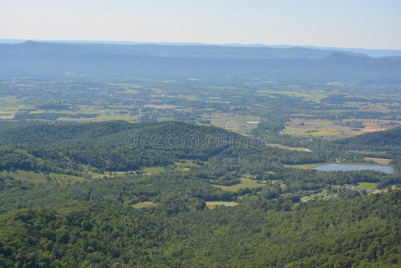 Blue Ridge Mountains in Summer. royalty free stock photo Blue Ridge Mountains in Summer. royalty free stock photo