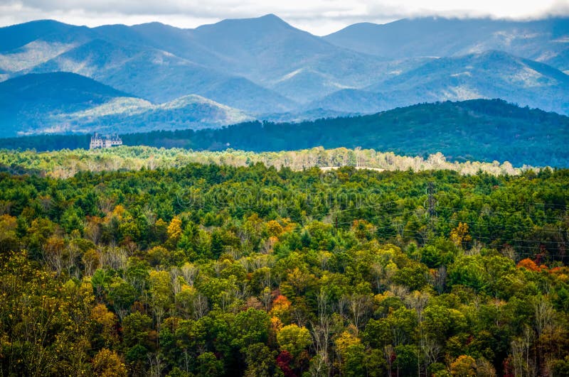 Blue Ridge Mountains Views from the Parkway Stock Photo Image of