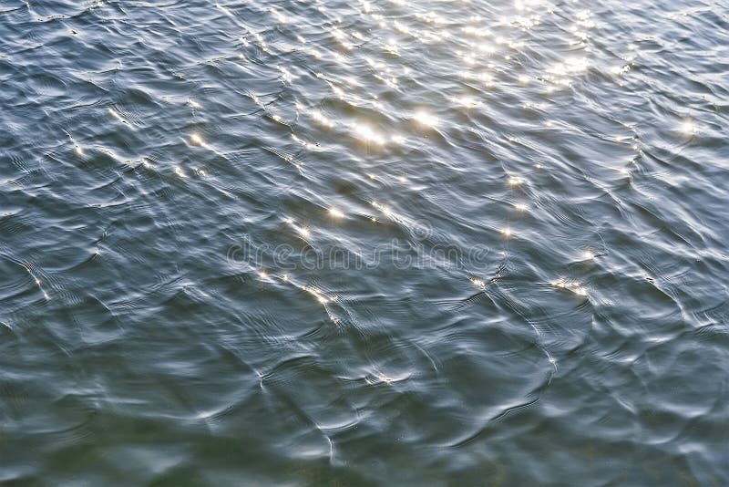 Blue river water background texture stock photography