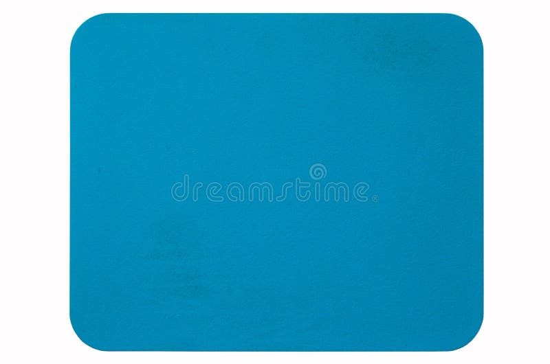 Rubber mouse pad on white stock image. Image of smooth 126621891