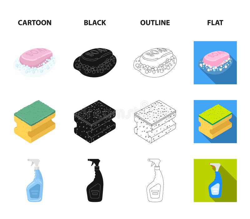 Blue Scoop For Garbage Pink Soap With Foam Sponge For Washing Pulvelizer For With A Means For Windows Cleaning Set Stock Vector Illustration Of Cleaning Cartoon Blue Scoop For Garbage Pink Soap With Foam Sponge For Washing Pulvelizer For With A Means For Windows Cleaning Set Stock Vector Illustration Of Cleaning Cartoon