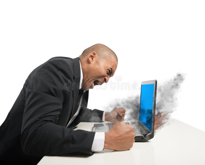 Blue screen computer error royalty free stock images Blue screen computer error royalty free stock images