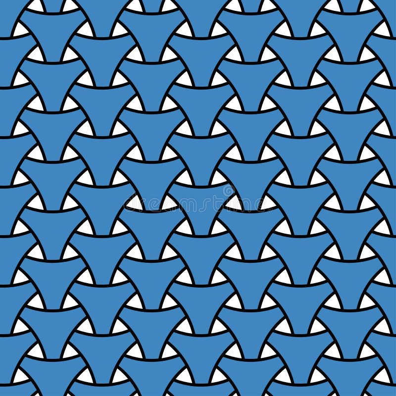 Seamless weaving triangle squama surface pattern vector illustration