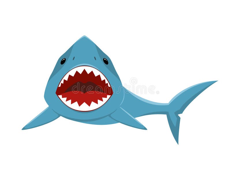 Shark Open Mouth Stock Illustrations 312 Shark Open Mouth Stock