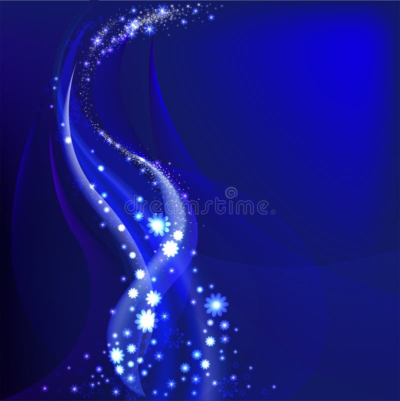 Blue shimmering background