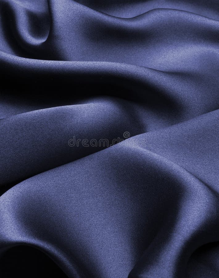 Blue silk