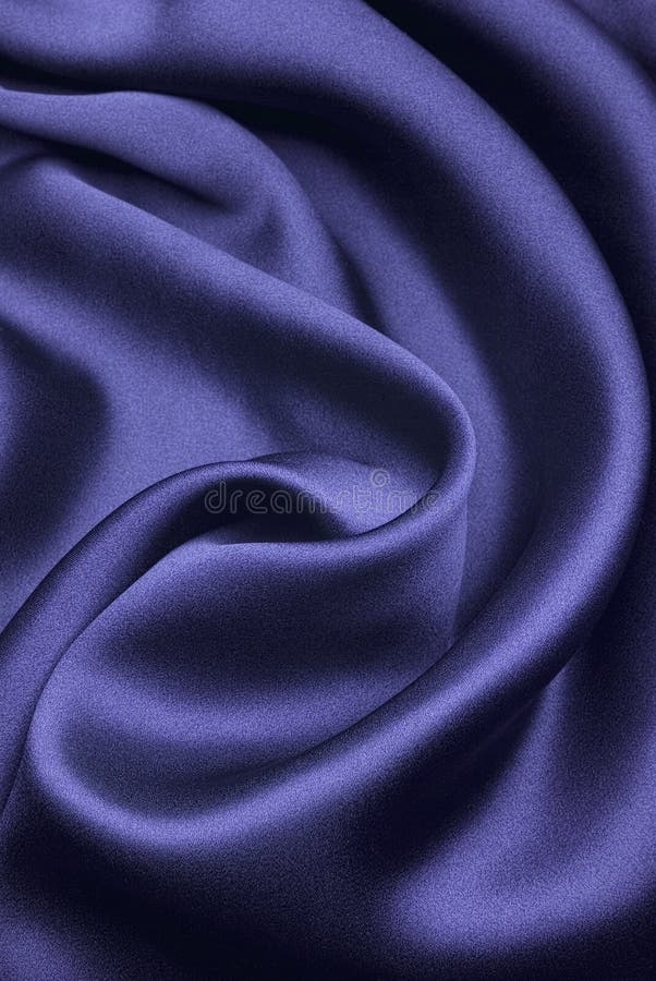 Blue silk