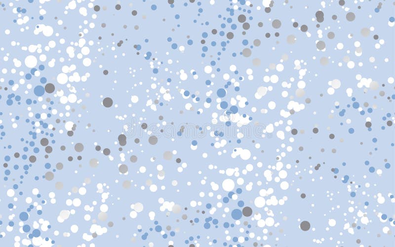 Vector Illustration Of Seamless Silver Colored Confetti And