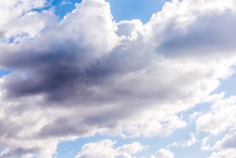 Blue skies raining clouds stock photo. Image of light 58632508