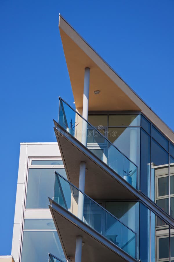 Blue Sky and Acute Angles royalty free stock photography