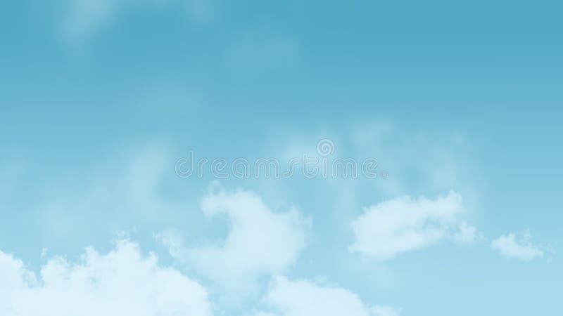 Blue Sky Background with White Clouds. Stock Photo - Image of heaven