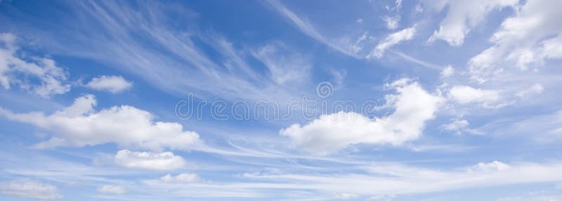 Blue sky banner stock photo. Image of nebulosity, shine - 17643660