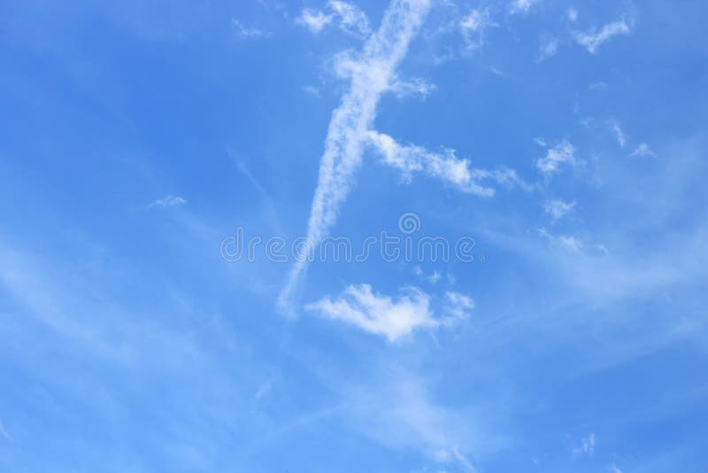 Blue Sky Cloud Background Ultramarine Vast Beautiful Nature Stock ...