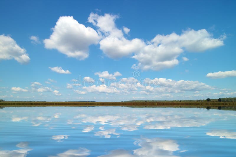 Blue sky with clouds