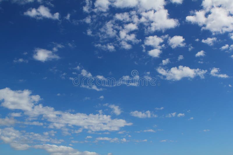 Blue sky clouds background cloudscape summer