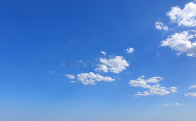 Blue Sky with Clouds for Background, Full Screen Image Stock Photo - Image  of clear, view: 199137920