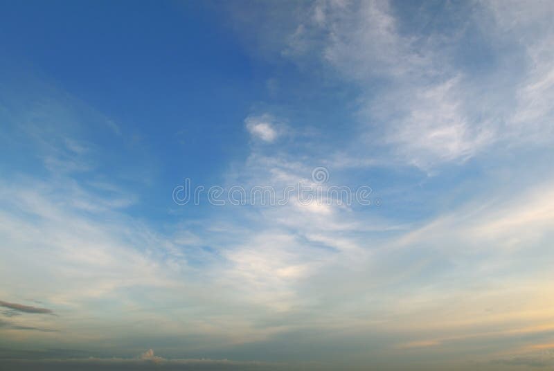 Blue sky and clouds royalty free stock photos