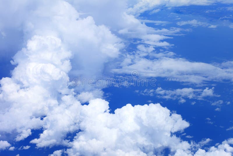 Blue sky clouds,Blue sky with clouds. stock photos
