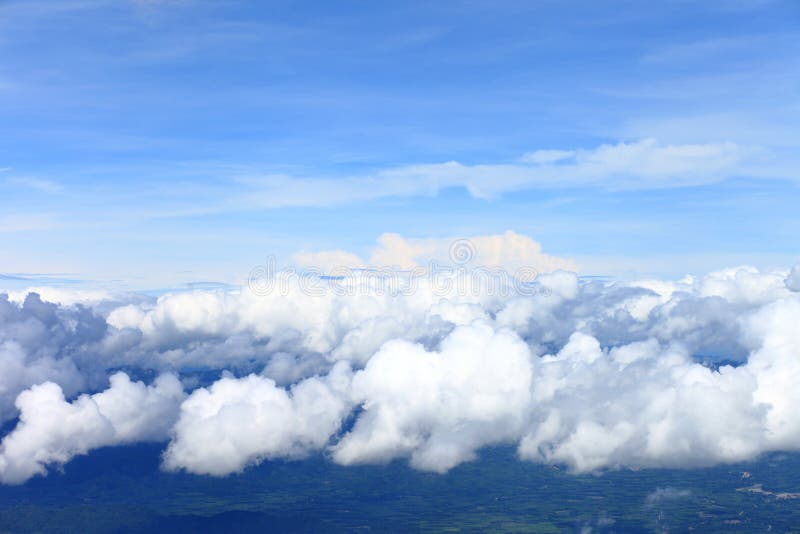 Blue sky clouds,Blue sky with clouds. royalty free stock image